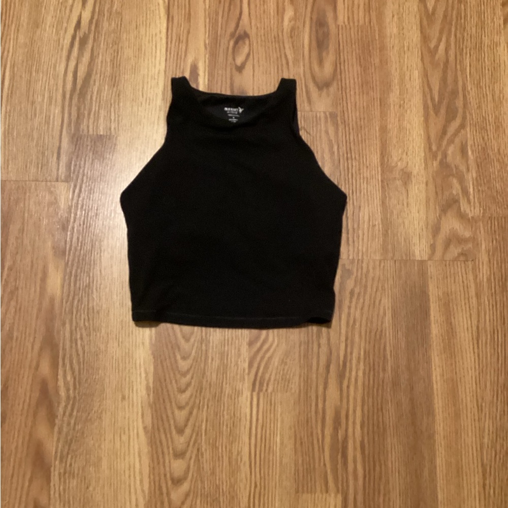 Confotable Old navy top active women’s color black size small short sleeve